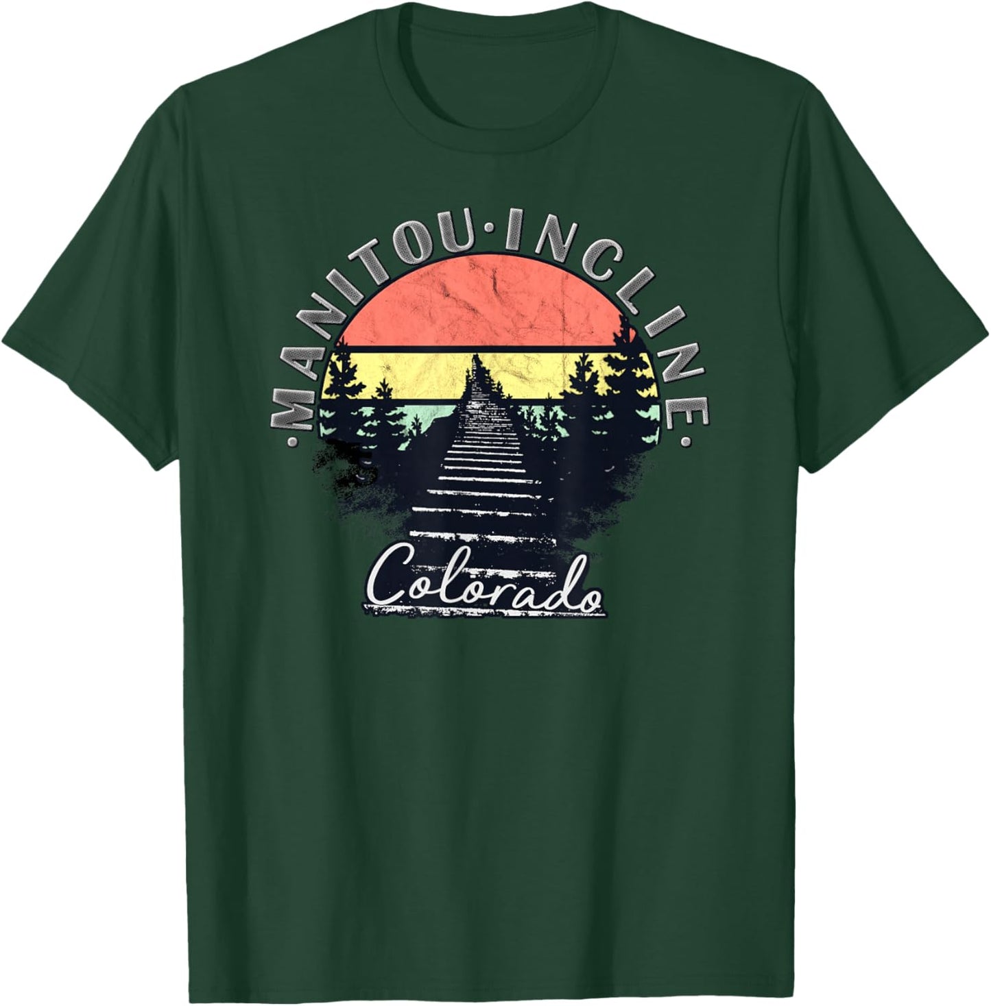 The Incline Manitou Springs Colorado T-Shirt - T-Shirt | Forest