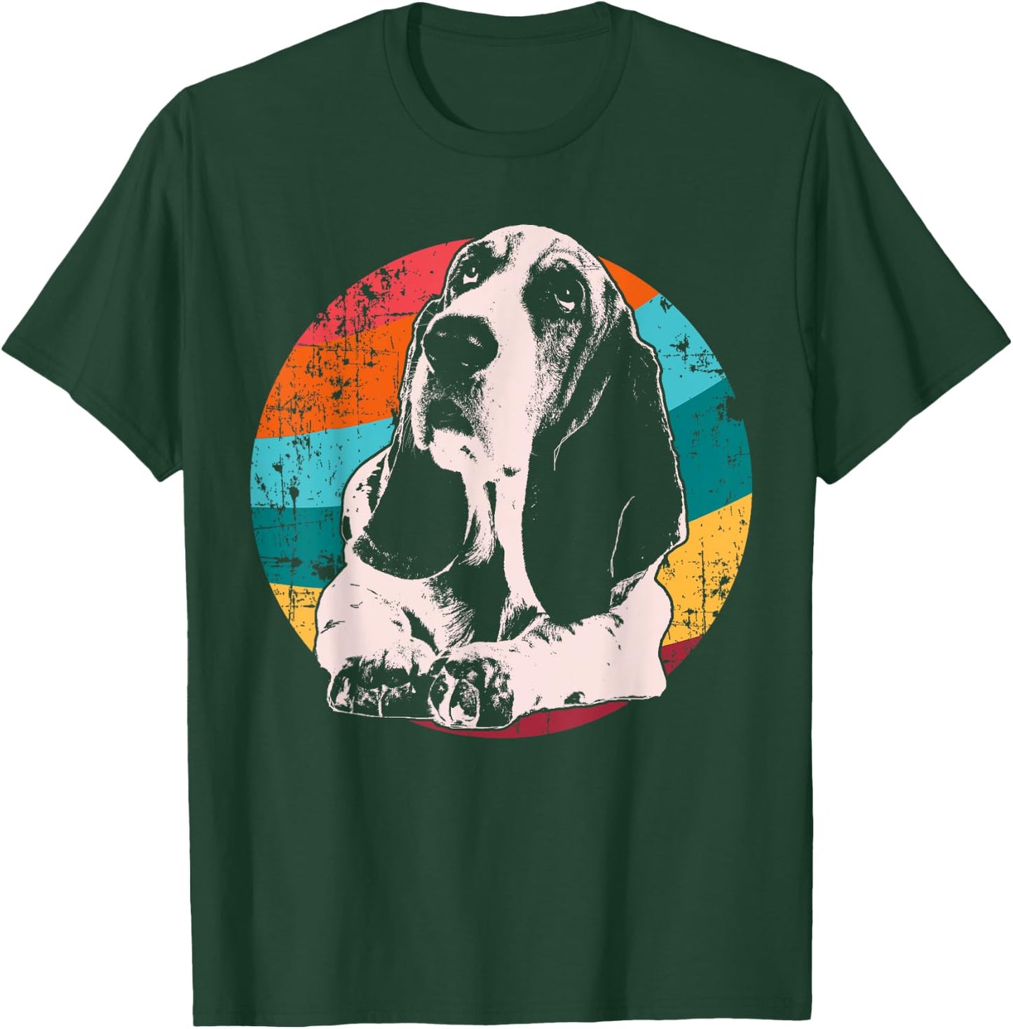 Basset Hound Dog T-Shirt - T-Shirt | Forest