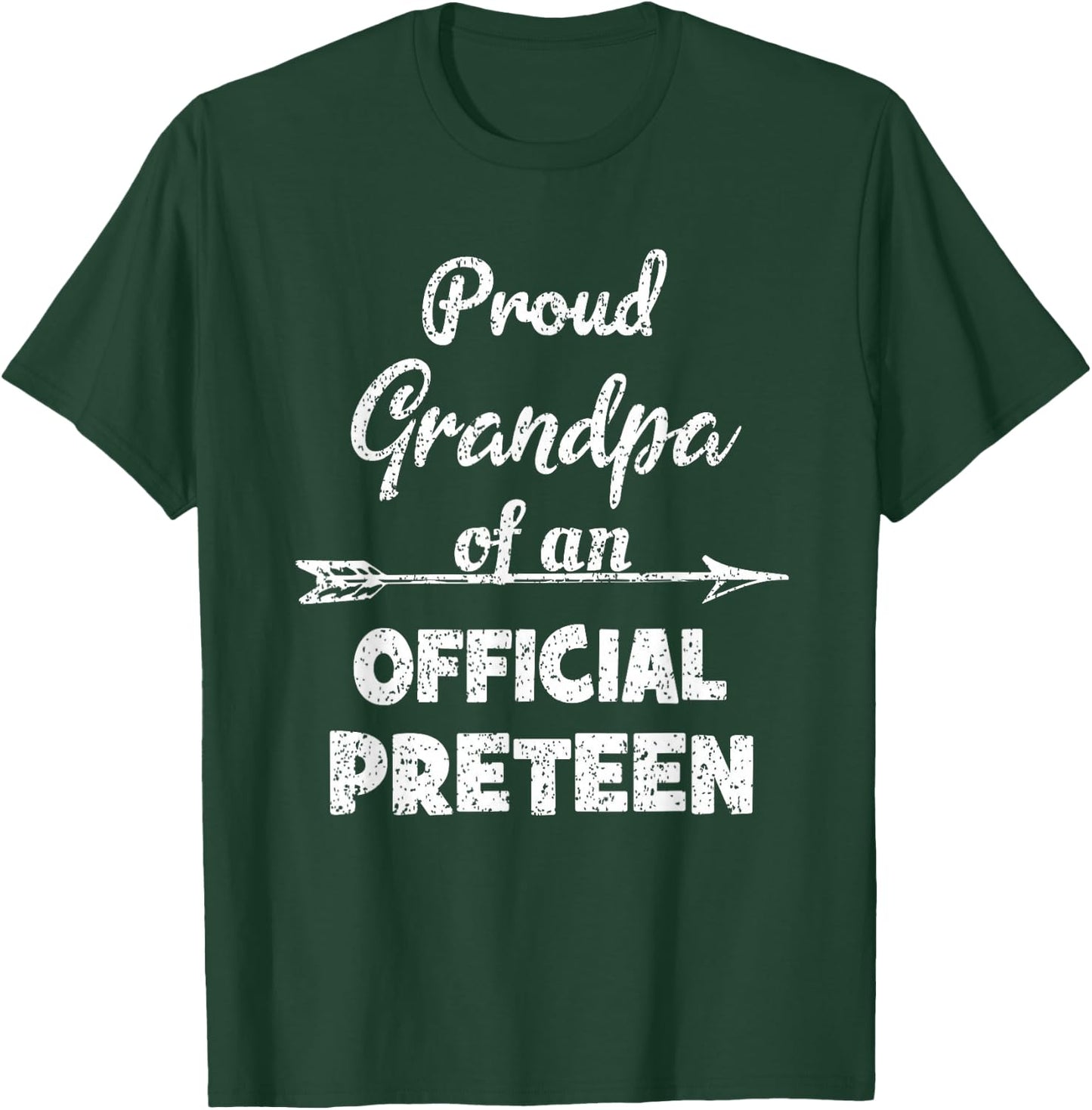 Proud Grandpa Of An Official Preteen 12th Birthday Party T-Shirt - T-Shirt | Forest