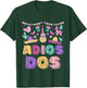 Adios Dos 3 Year Old 3rd Birthday Girl Boy Kid Mexican Theme T-Shirt - T-Shirt | Forest