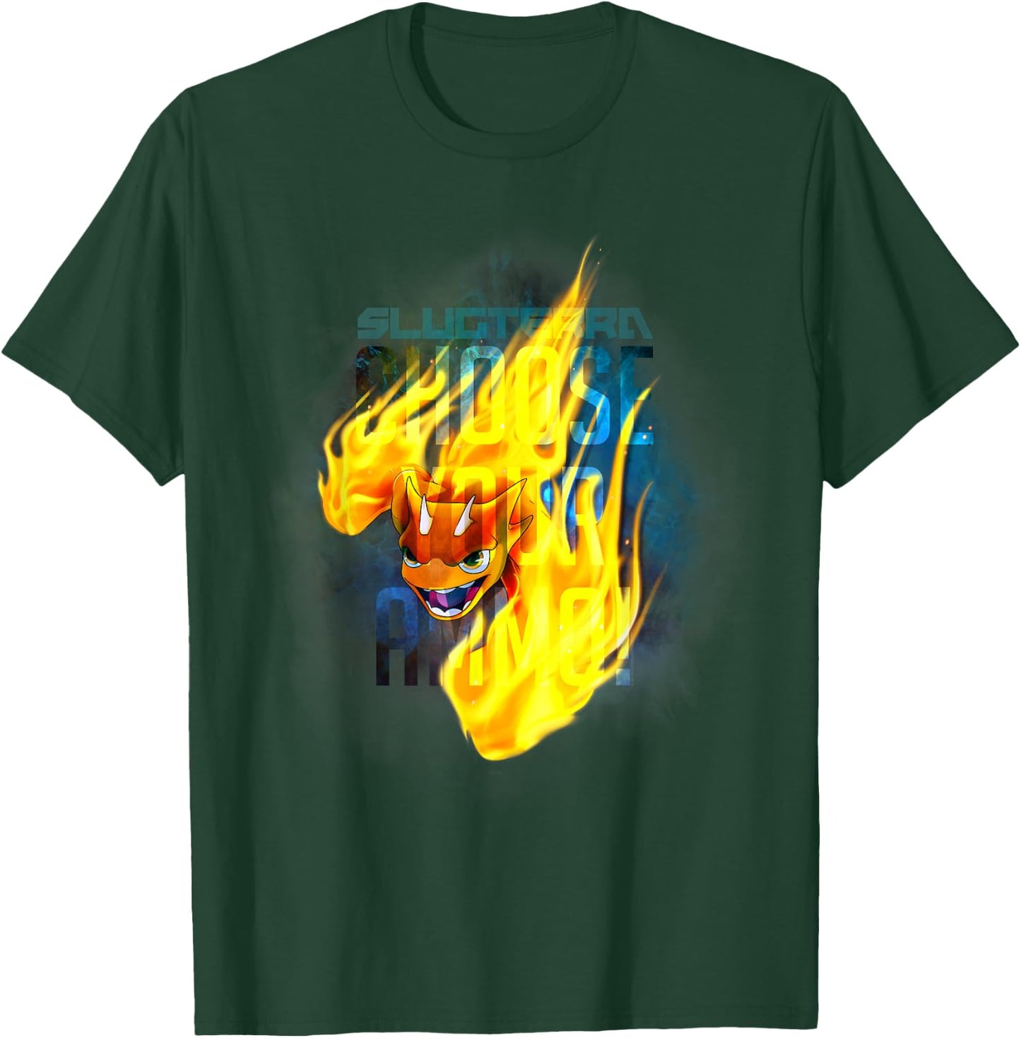 Slugterra - Choose Your Ammo - Burpy T-Shirt - T-Shirt | Forest
