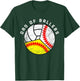 Dad Of Ballers Funny Baseball Softball Volleyball Dad T-Shirt - T-Shirt | Forest