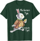 Alice in Wonderland White Rabbit Running Late Hurrying T-Shirt - T-Shirt | Forest