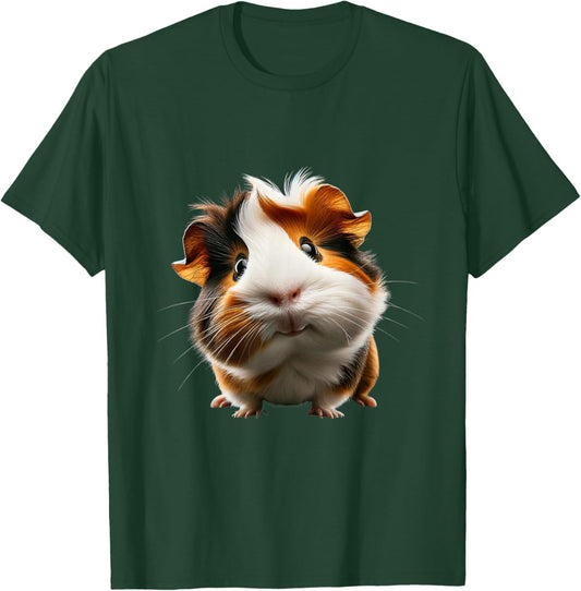 Just Sweet Designs Adorable Guinea Pig Design , Small, Black T-Shirt - T-Shirt | Forest