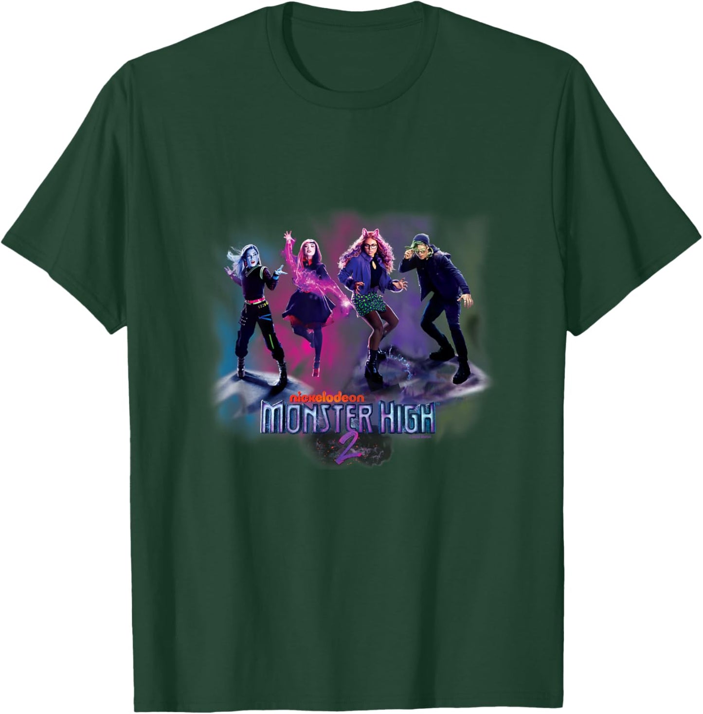 Monster High Movie - MH 2 Group Pose T-Shirt - T-Shirt | Forest