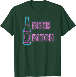Beer Bitch Golf Girl Drink Girl T-Shirt - T-Shirt | Forest
