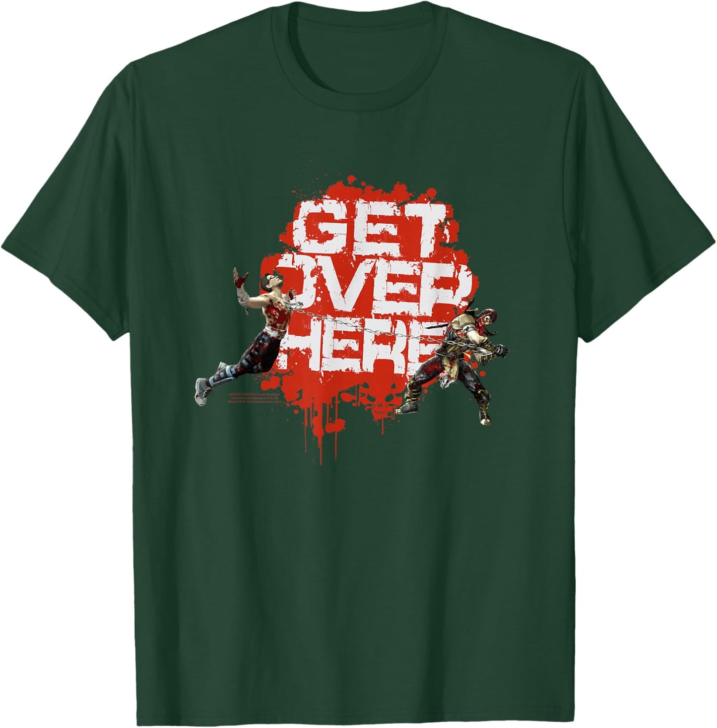 Mortal Kombat 9 Get Over Here T-Shirt - T-Shirt | Forest