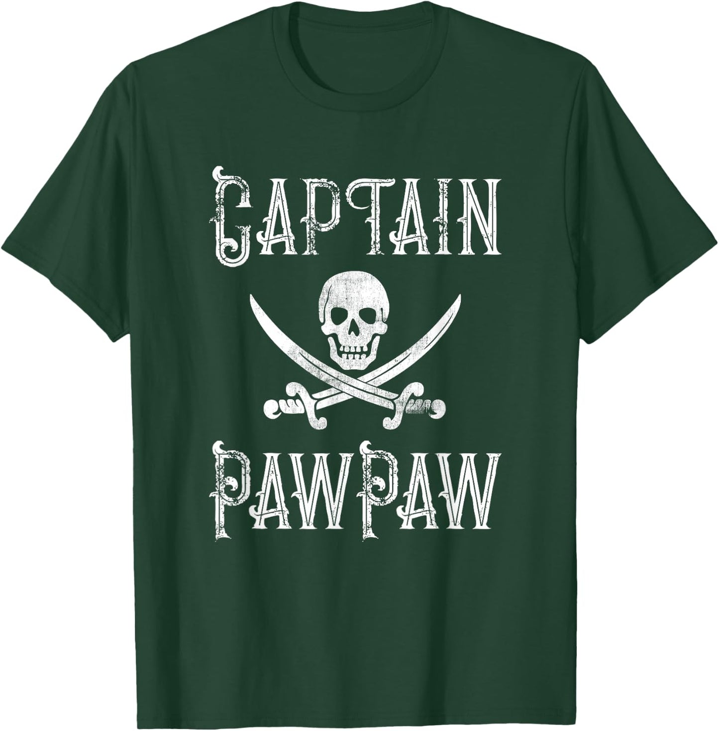 Boat Captain PawPaw - Boating Grandpa Nautical T-Shirt - T-Shirt | Forest