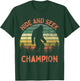 Hide And Seek Champion Sasquatch Funny Bigfoot T-Shirt - T-Shirt | Forest