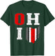 Vintage OHIO state of Ohio Map Women Men T-Shirt - T-Shirt | Forest