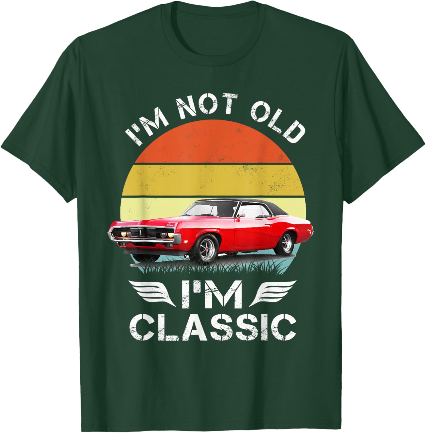 1969 69 Mercury classic Cougar Vinatge cars T-Shirt - T-Shirt | Forest