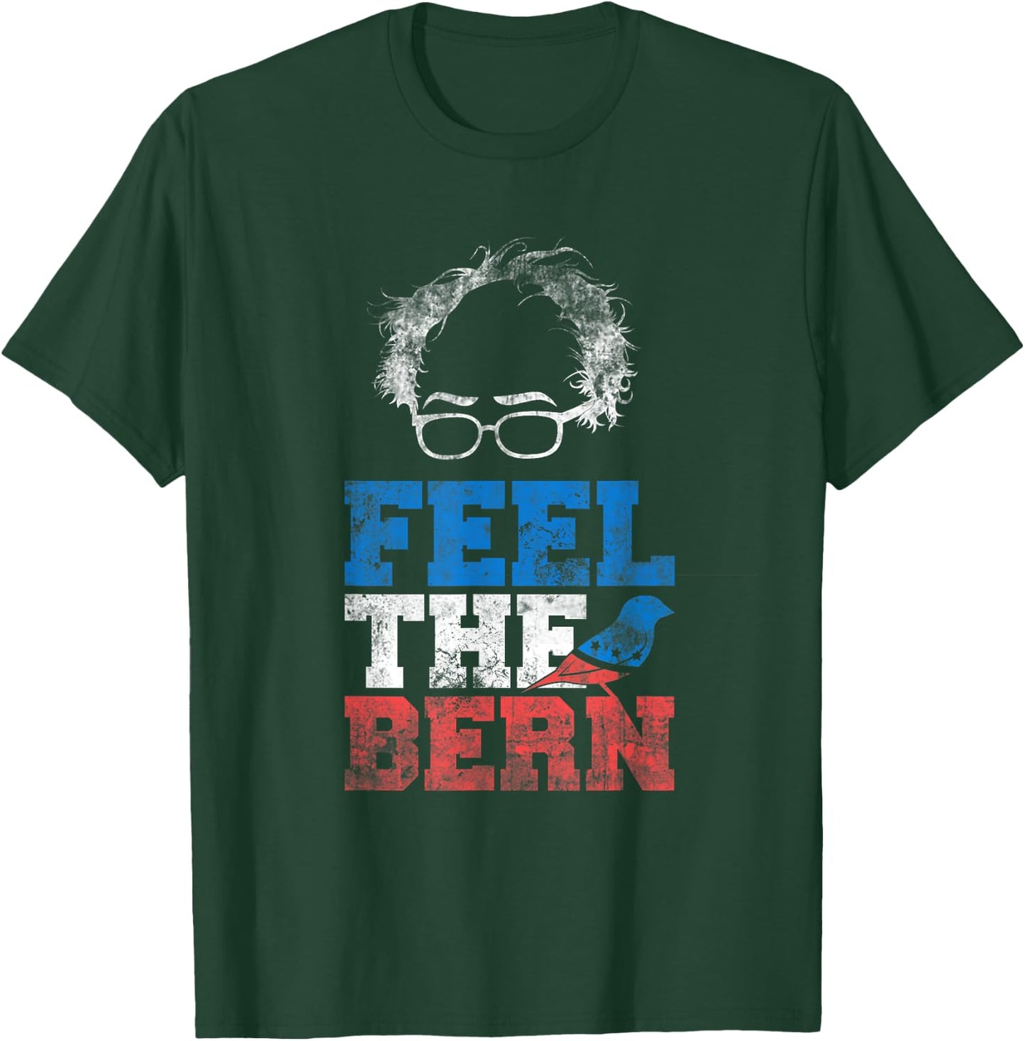 Bernie 2020 - Feel The Bern Bernie Sanders Sparrow Bird T-Shirt - T-Shirt | Forest