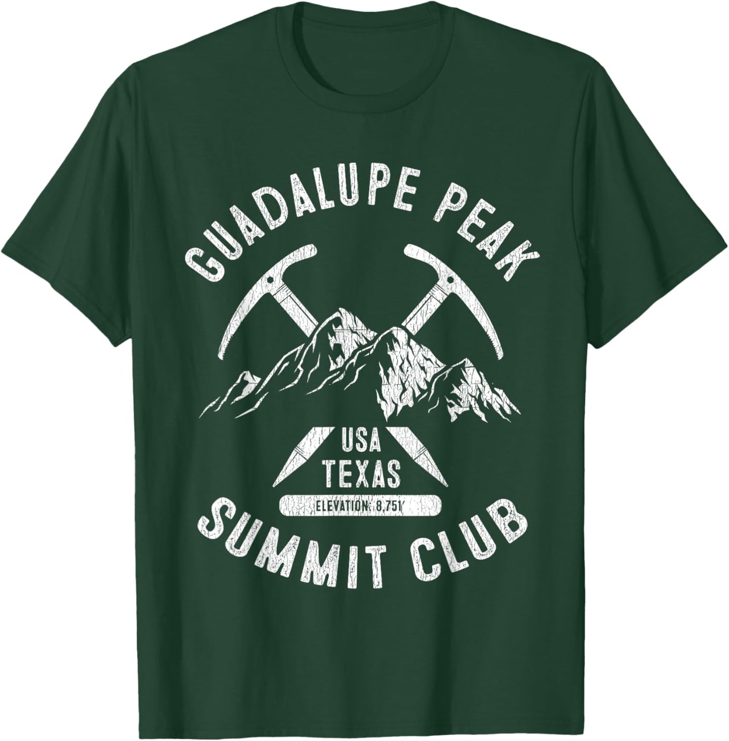 Guadalupe Peak Summit Club I Climbed Guadalupe Peak T-Shirt - T-Shirt | Forest