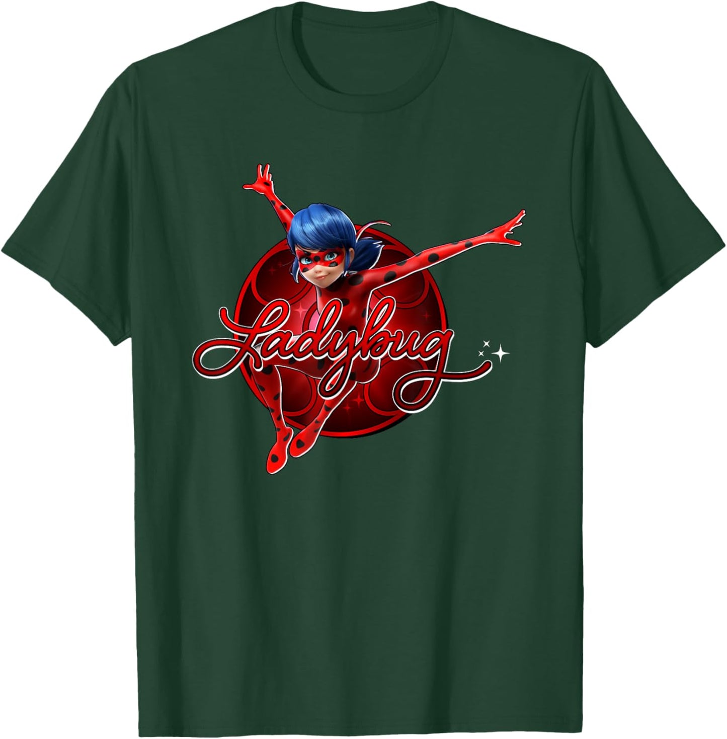 Miraculous Collection Ladybug Badge02 T-Shirt - T-Shirt | Forest