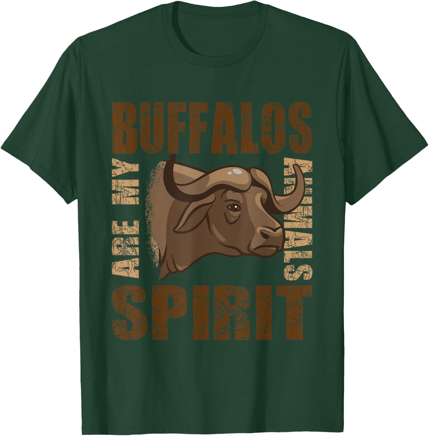Africa cape buffalo are my spirit animals buffalo lovers T-Shirt - T-Shirt | Forest