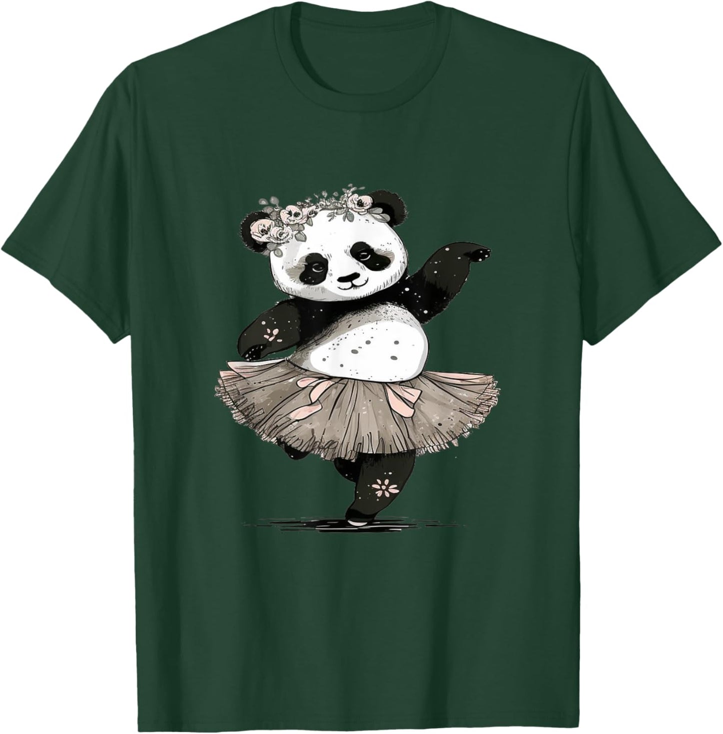 The Ballet Panda Dancer Apparel for panda lovers T-Shirt - T-Shirt | Forest