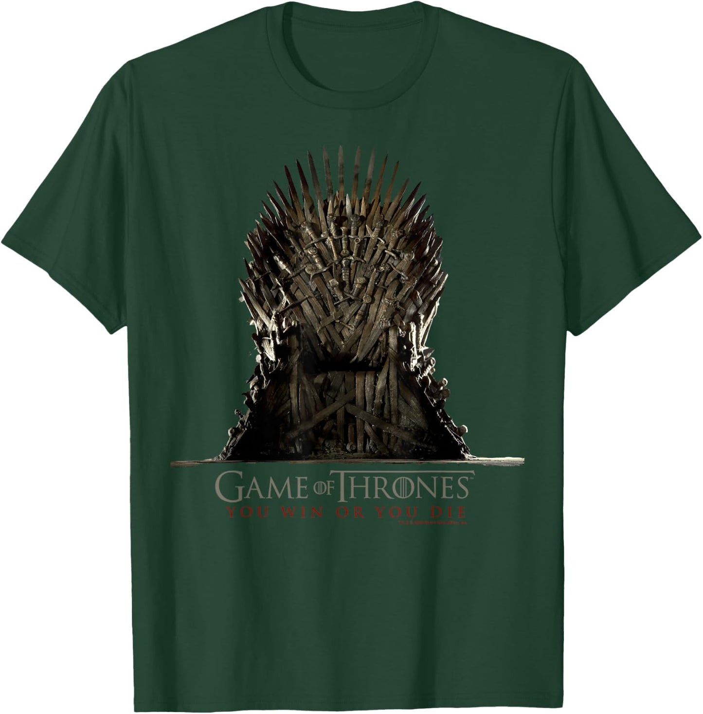 Game Of Thrones Iron Throne You Win Or You Die T-Shirt - T-Shirt | Forest