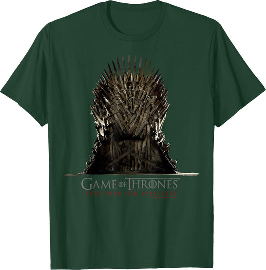 Game Of Thrones Iron Throne You Win Or You Die T-Shirt - T-Shirt | Forest