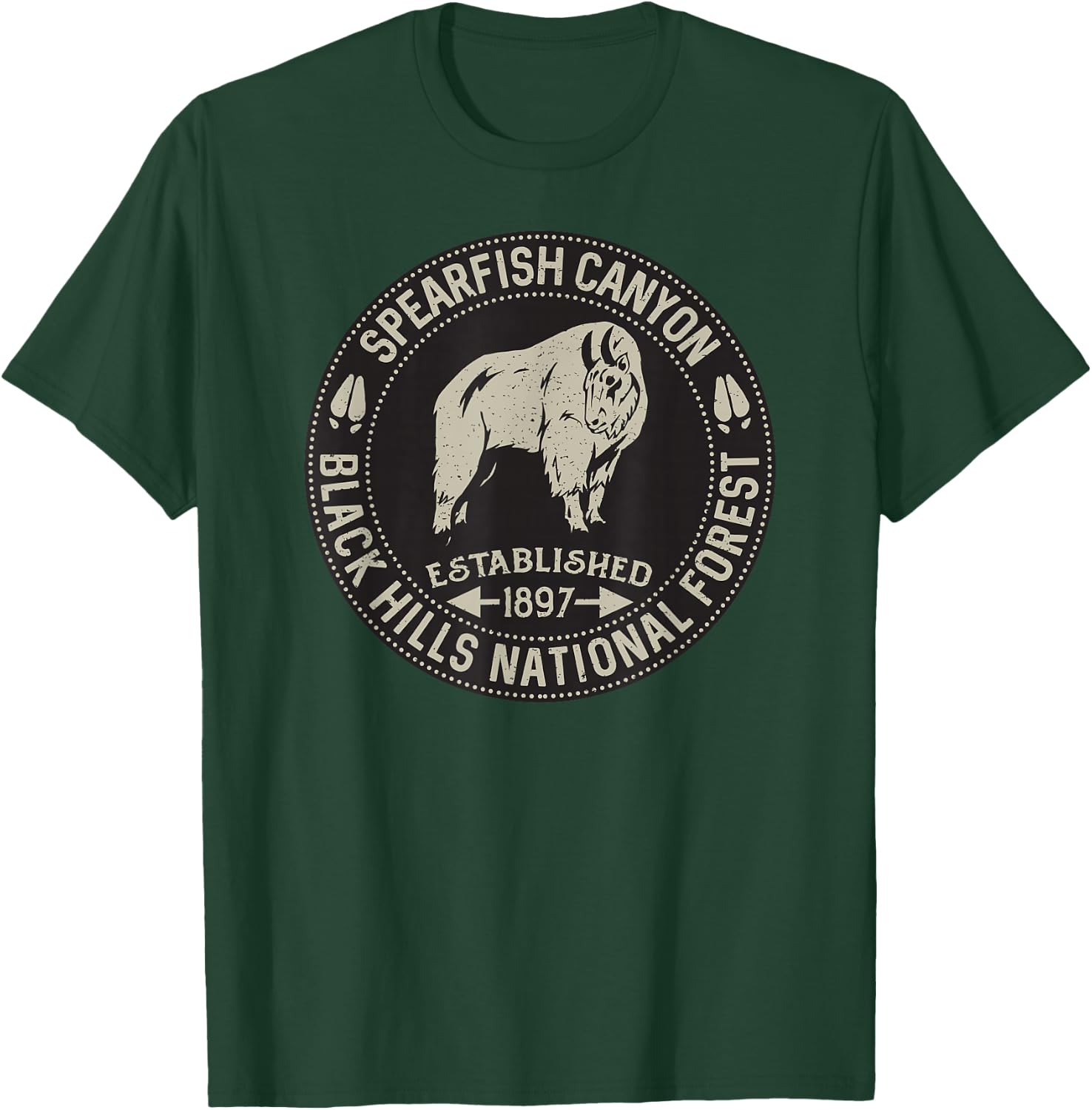Spearfish Canyon Black Hills National Forest T-Shirt - T-Shirt | Forest