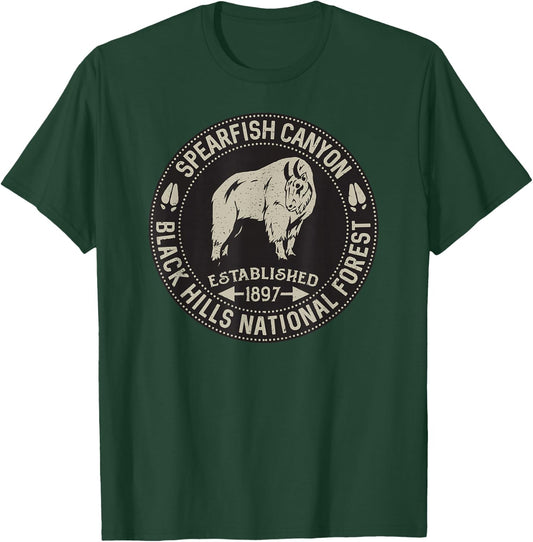 Spearfish Canyon Black Hills National Forest T-Shirt - T-Shirt | Forest