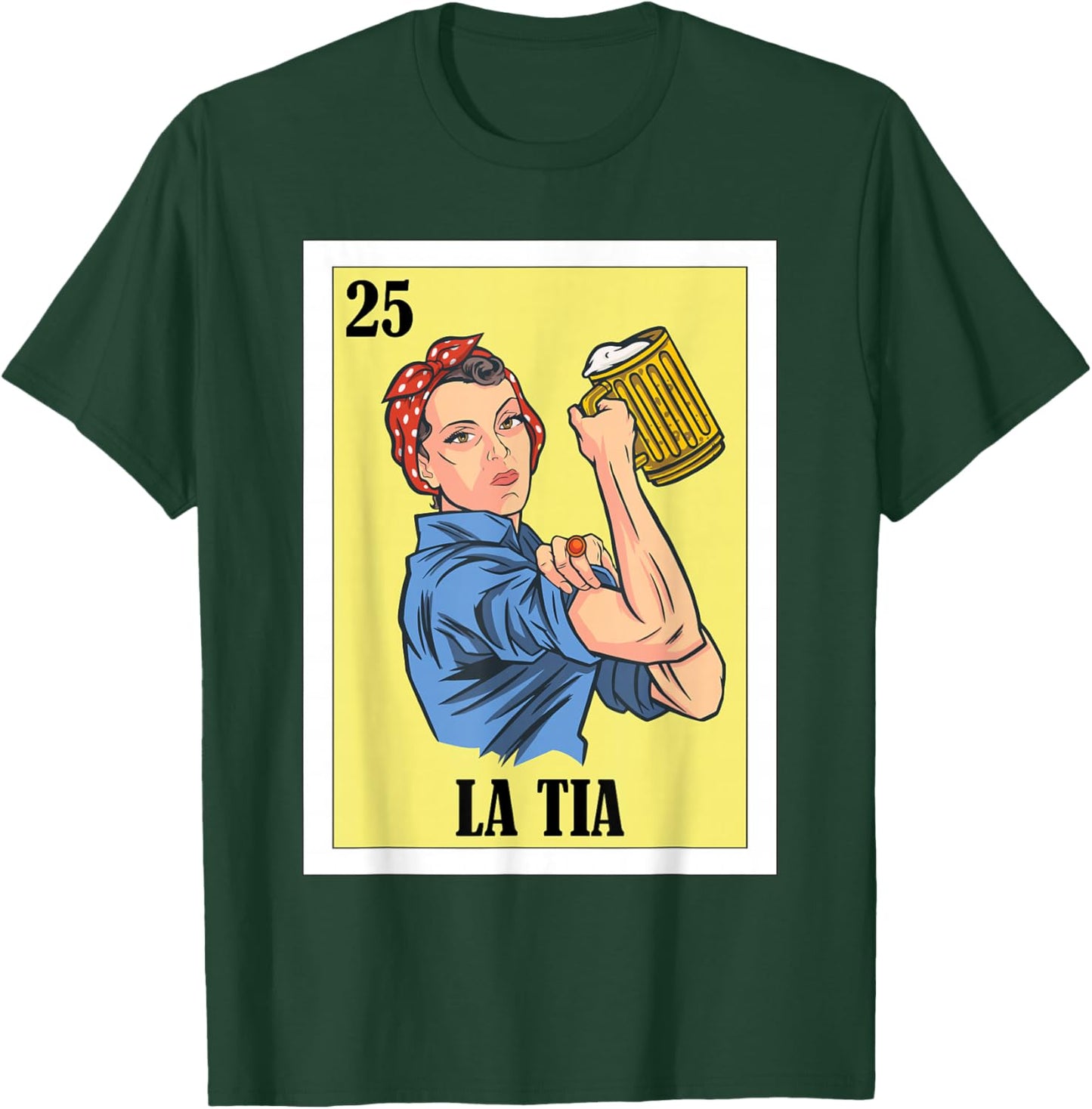 Funny Mexican Design for Aunt - La Tia T-Shirt - T-Shirt | Forest
