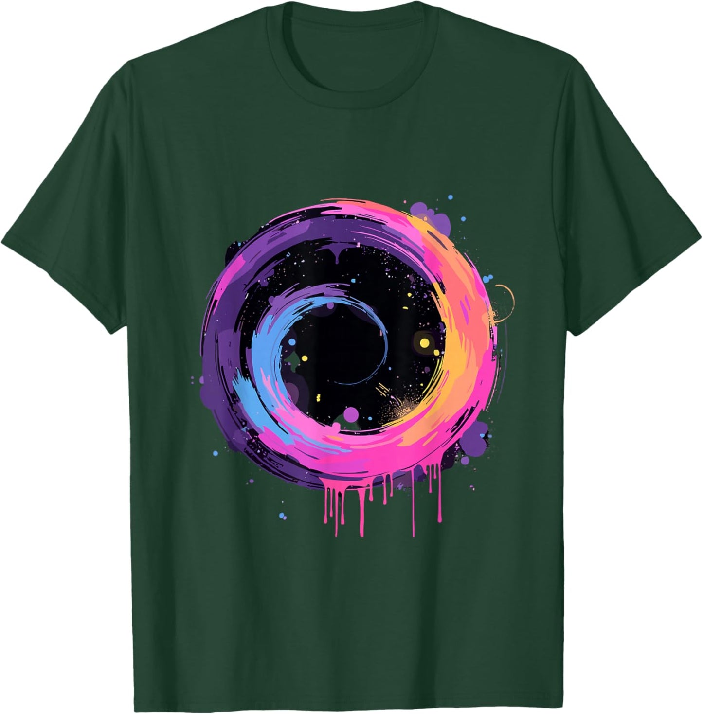 Cosmic Graffiti Galaxy Swirl T-Shirt - T-Shirt | Forest