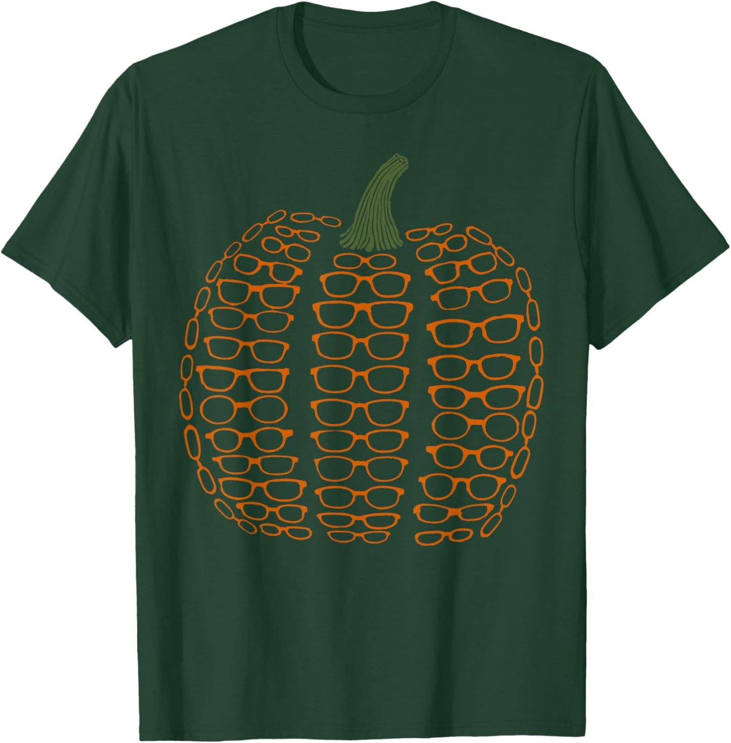 Vintage Eyeglasses Pumpkin Autumn Fall Optometry Assistant T-Shirt - T-Shirt | Forest