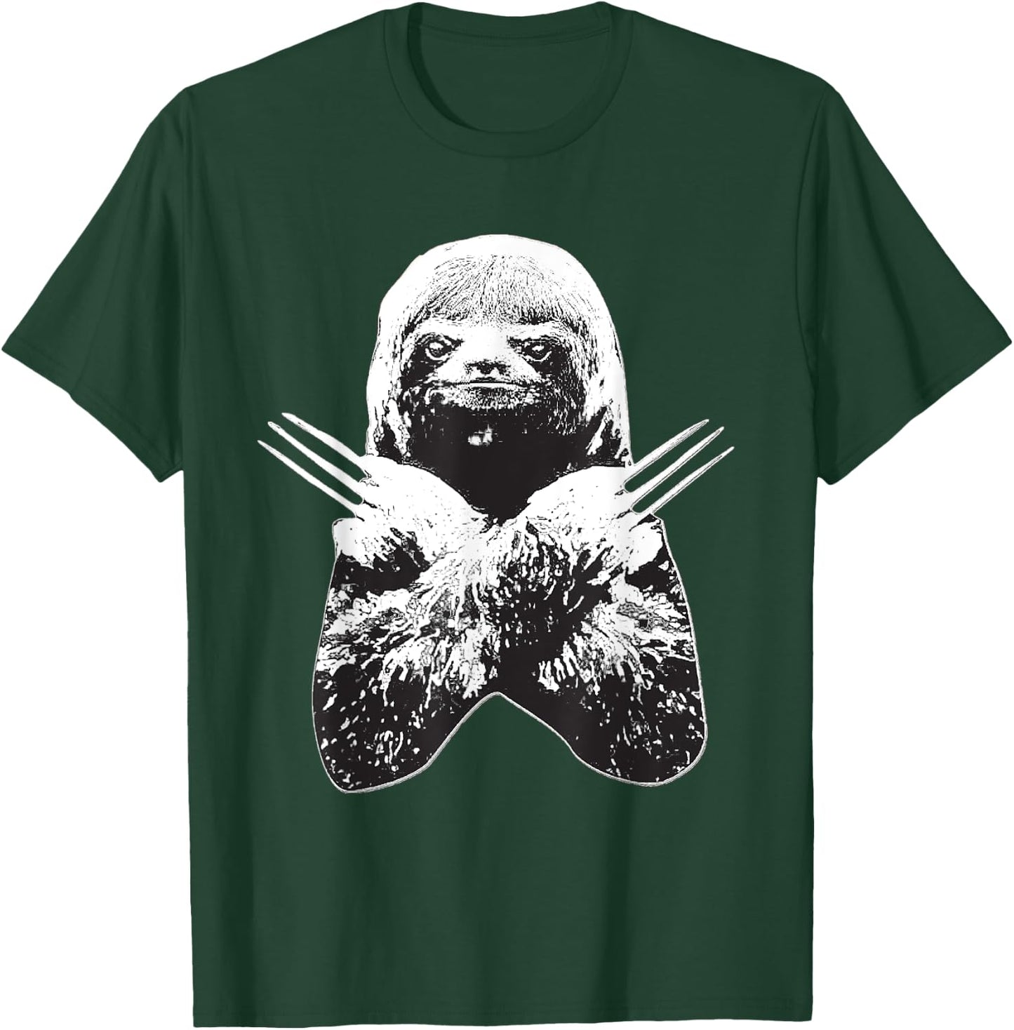 Sloth Slotherine Halloween Costume Graphic Fighting T-Shirt - T-Shirt | Forest