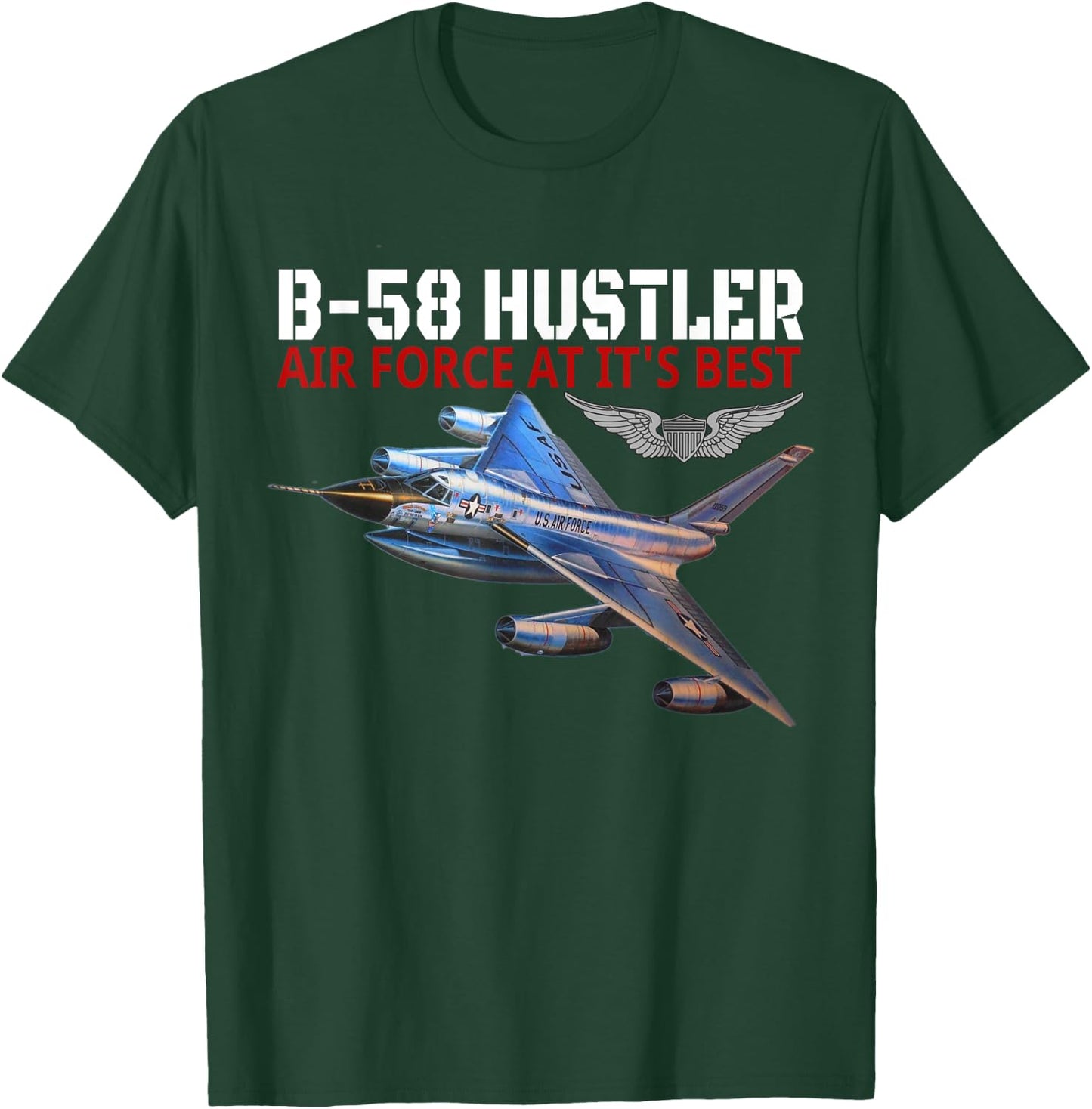 The B-58 Hustler in action. Air Force aviation at its best. T-Shirt - T-Shirt | Forest