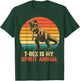 T-Rex is My Spirit Animal Funny Dinosaur Fan Retro Graphic T-Shirt - T-Shirt | Forest