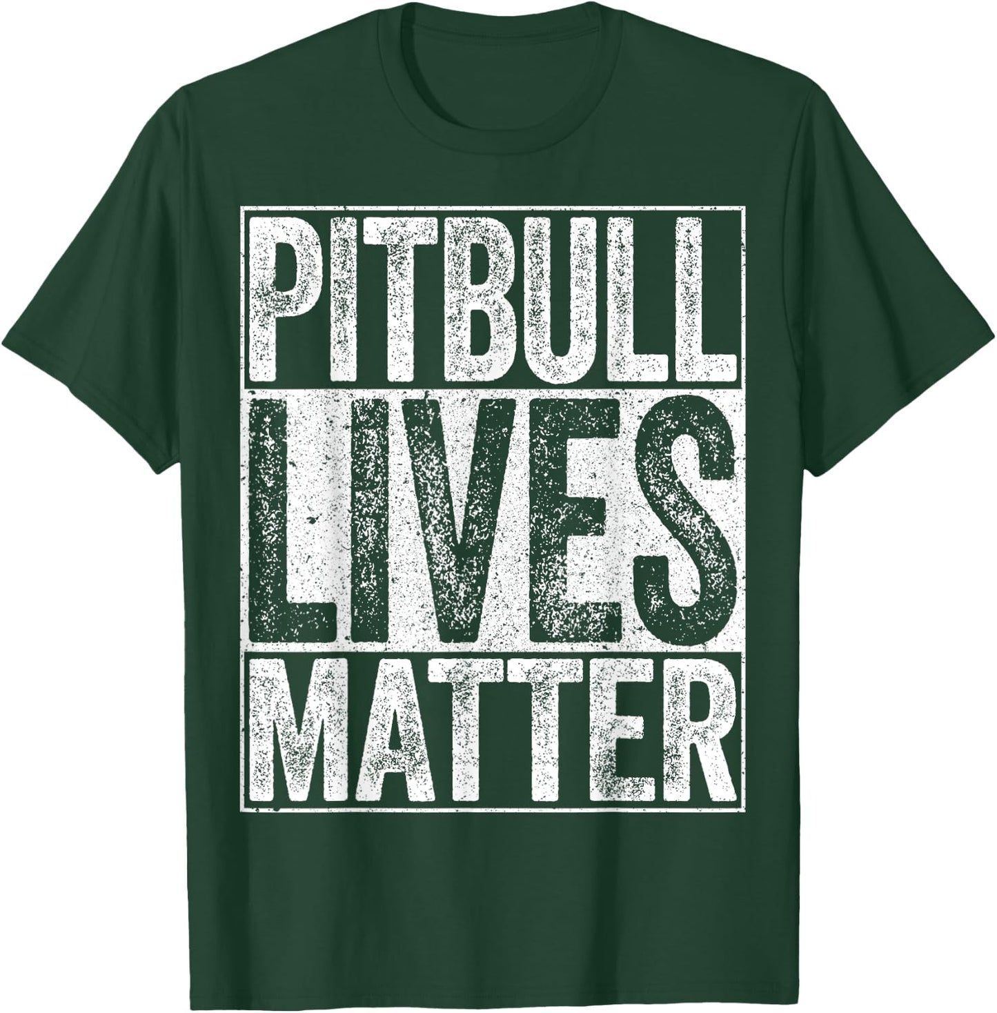 Pitbull Lives Matter Dog Lover Shirt T-Shirt - T-Shirt | Forest
