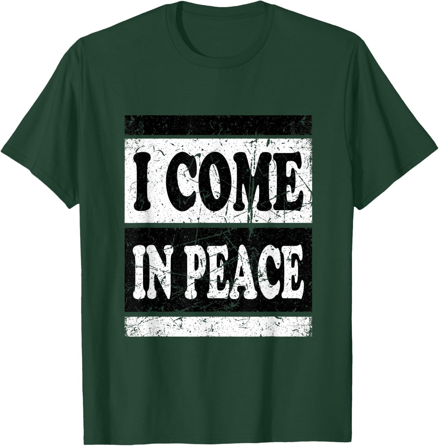 Funny I Come In Peace I'm Peace Matching Couples Costume T-Shirt - T-Shirt | Forest
