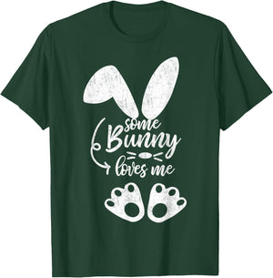 Some Bunny Loves Me Shirt Novelty Easter Gift Costume T-Shirt - T-Shirt | Forest
