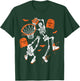 Spooky Skeleton Dunking Basketball Graveyard Halloween T-Shirt - T-Shirt | Forest