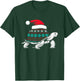 Santa Hat Tortoise - Vintage Sea Turtle Xmas Ugly Christmas T-Shirt - T-Shirt | Forest