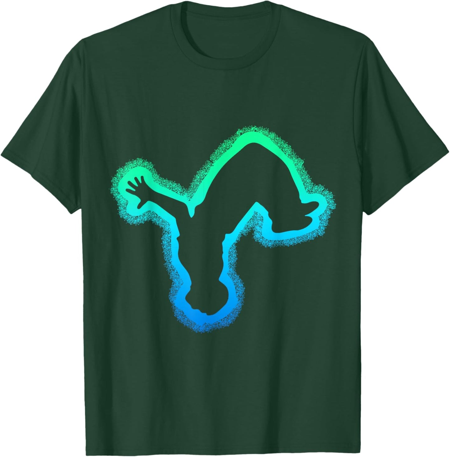 Parkour Boys Kids Traceur Men T-Shirt - T-Shirt | Forest