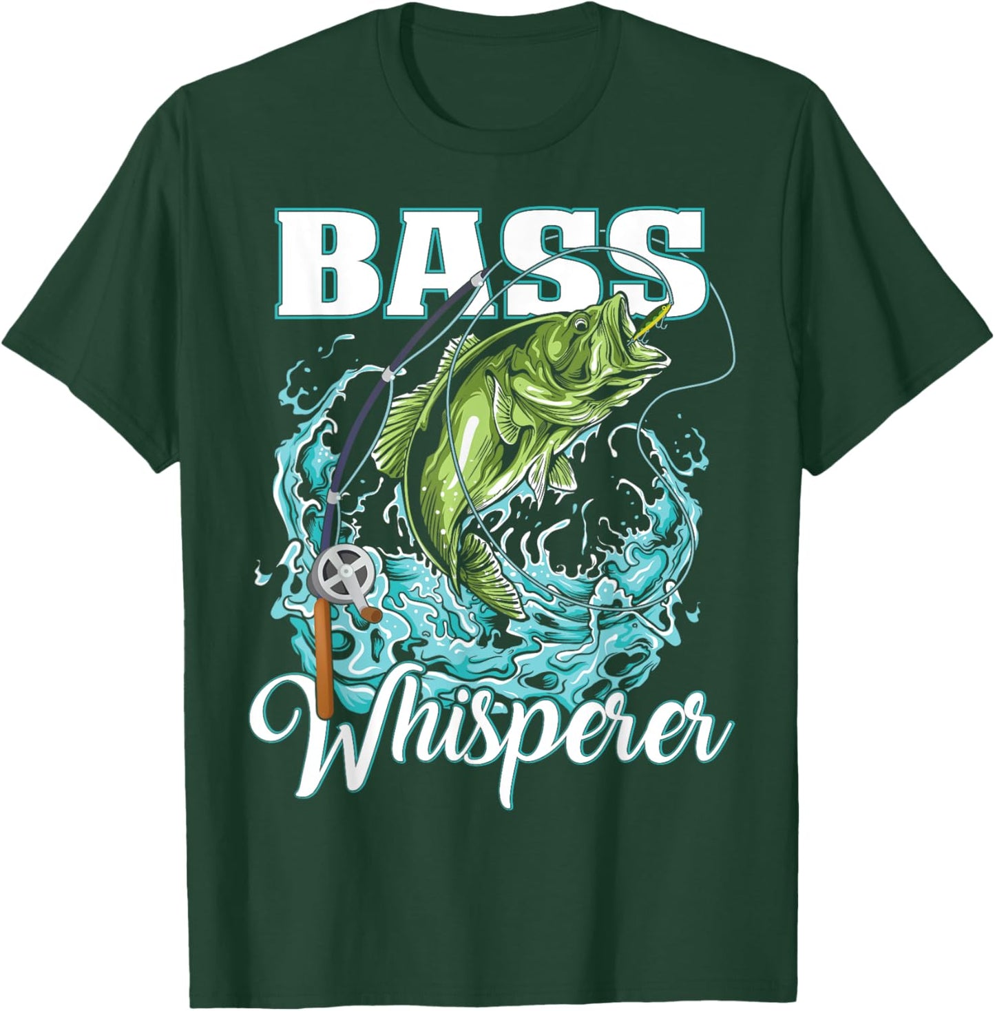 Patriotic anglers American Bass Pro whisperer fisherman T-Shirt - T-Shirt | Forest