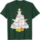 Unicorns Christmas Tree Unicorn Cute Girls Women Mom Kids T-Shirt - T-Shirt | Forest