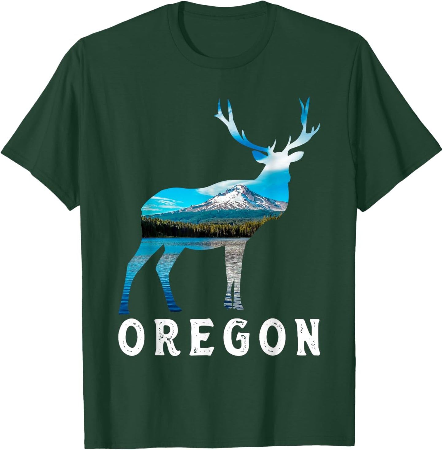 Oregon Lover, Oregon Pride, Visiting Oregon Tourist, Oregon T-Shirt - T-Shirt | Forest