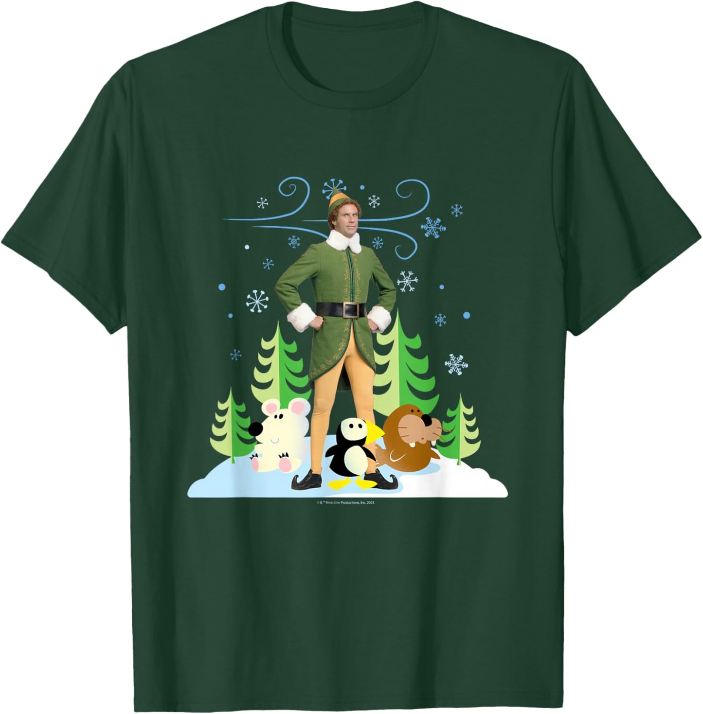 Elf - Buddy And Arctic Puppets T-Shirt - T-Shirt | Forest
