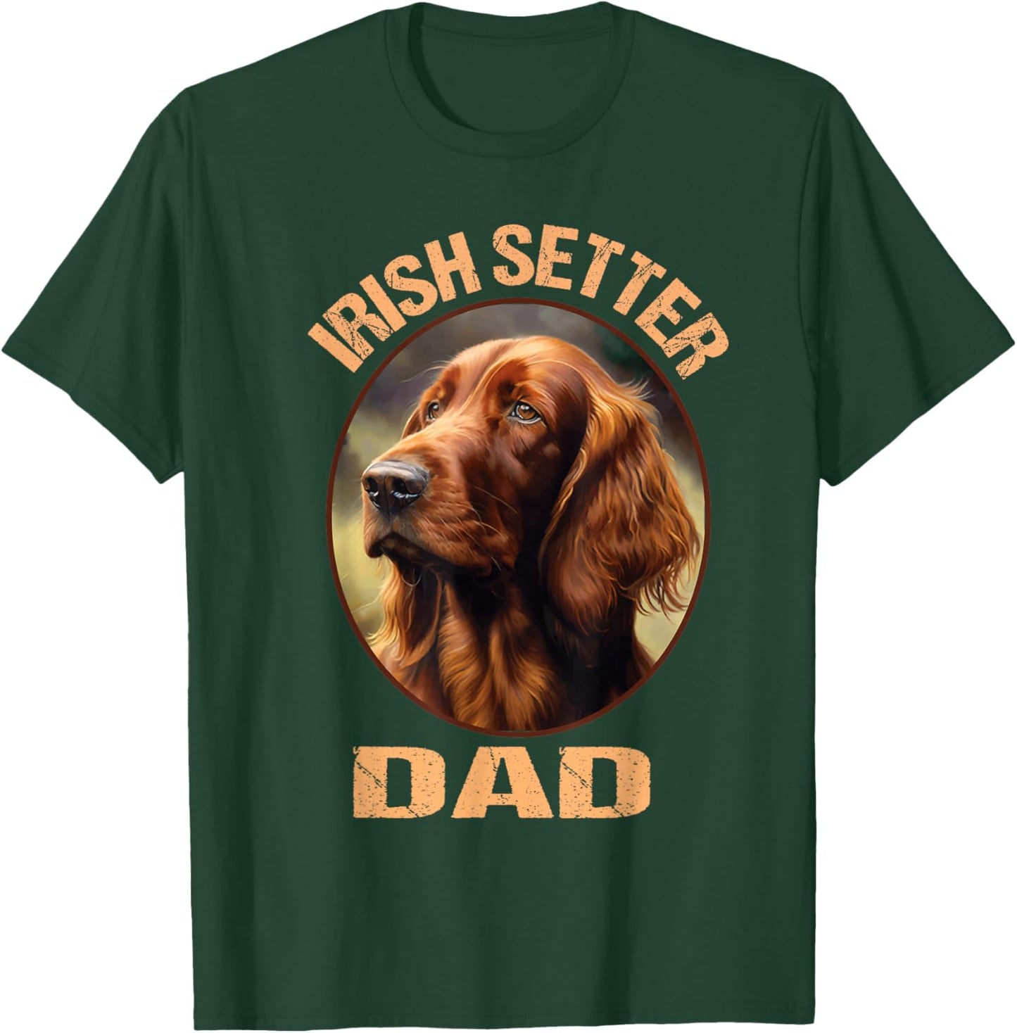 Irish Setter Gundog Dad Dog Father's Day T-Shirt - T-Shirt | Forest