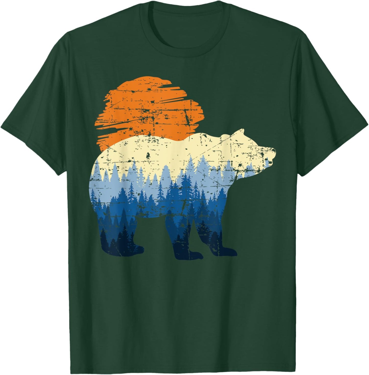 Zoo Animal with Awesome Nature Brown, Black or Ice Bear T-Shirt - T-Shirt | Forest