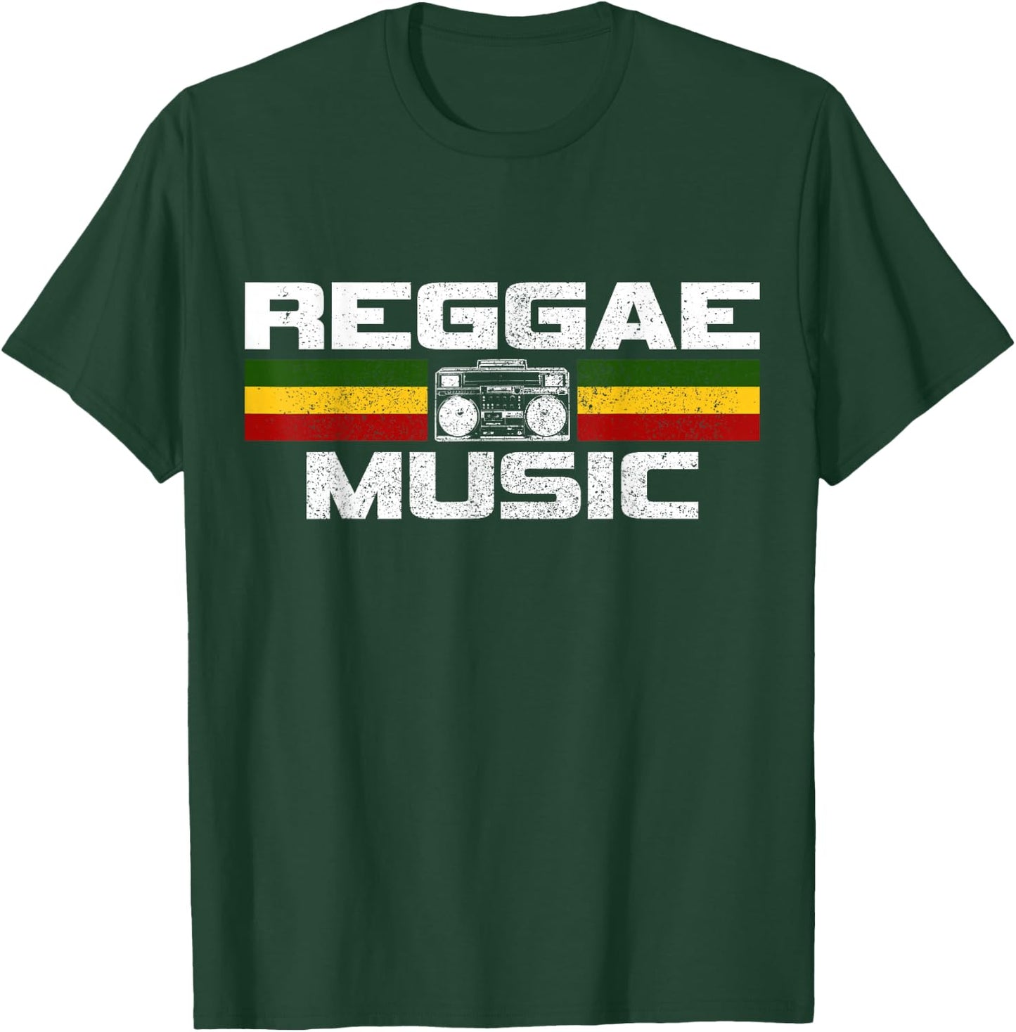 Reggae Music Rastafari Rasta Jamaica Gift T-Shirt - T-Shirt | Forest