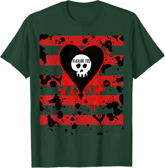 Alkaline Trio - Official Merchandise - Bloody Stripes T-Shirt - T-Shirt | Forest
