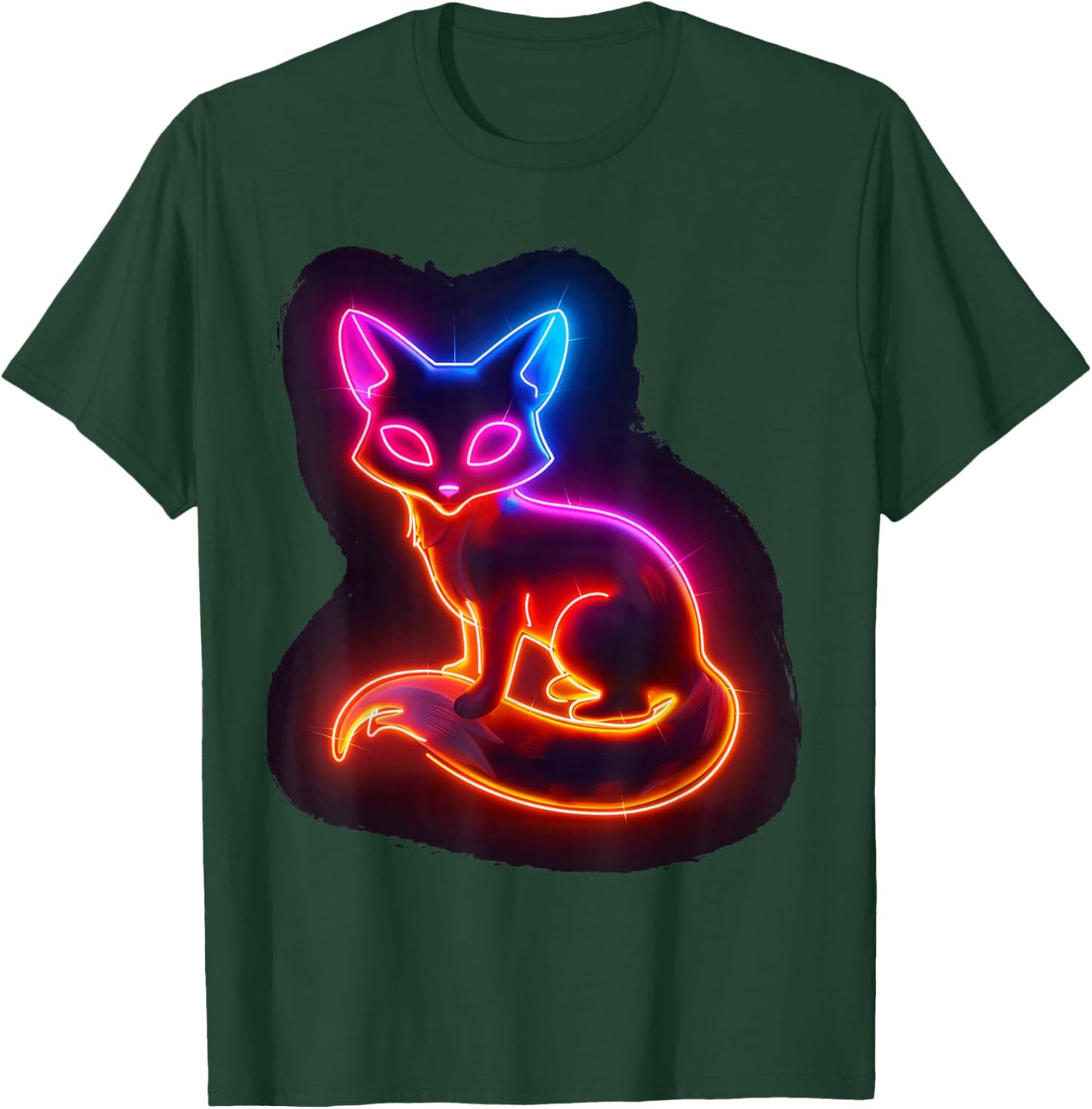 Colored Fox Cute Gaming Foxes Arctic Boy T-Shirt - T-Shirt | Forest