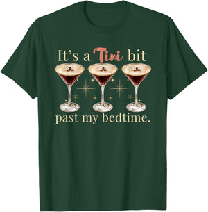 It's A Tini Bit Past My Bedtime Espresso Martini Pajama T-Shirt - T-Shirt | Forest