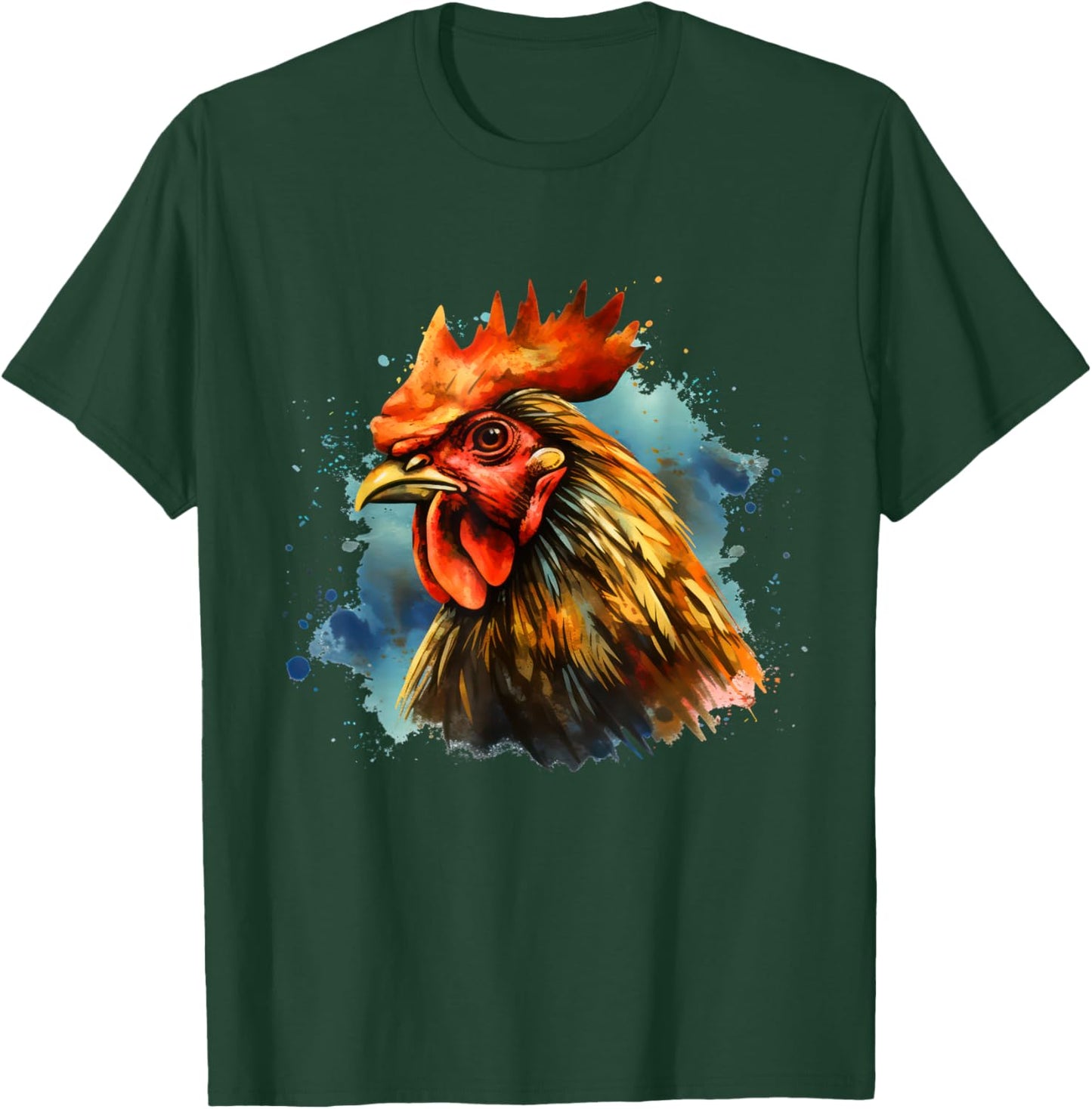 Vintage Rooster Chicken T-Shirt - T-Shirt | Forest