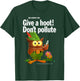 Woodsy Owl Retro Give a Hoot Don't Pollute T-Shirt - T-Shirt | Forest