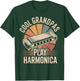 Cool Grandpas Play Harmonica Funny T-Shirt - T-Shirt | Forest