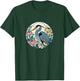 Great Blue Heron Illustration Bird Lover Herons T-Shirt - T-Shirt | Forest